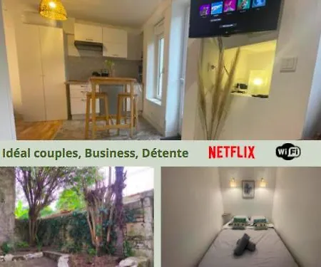 شقة L'escale Niortaise - Centre-ville - 10mn Gare - Wifi - Netflix *