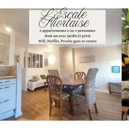 L'escale Niortaise - Centre-ville - 10mn Gare - Wifi - Netflix شقة نيورْ